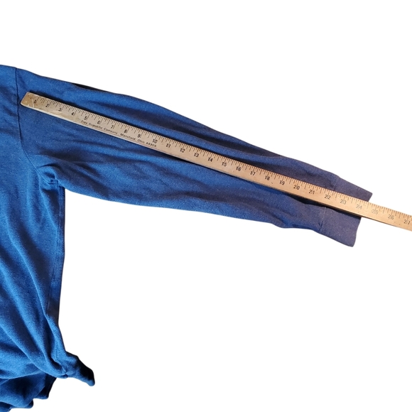 Polo by Ralph Lauren Men's 2XLT Blue Polo Shirt. Long Sleeve. #0156 - Picture 8 of 10